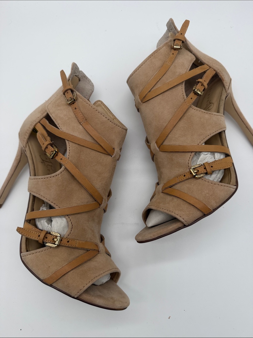 Ivanka trump suede heel Shea